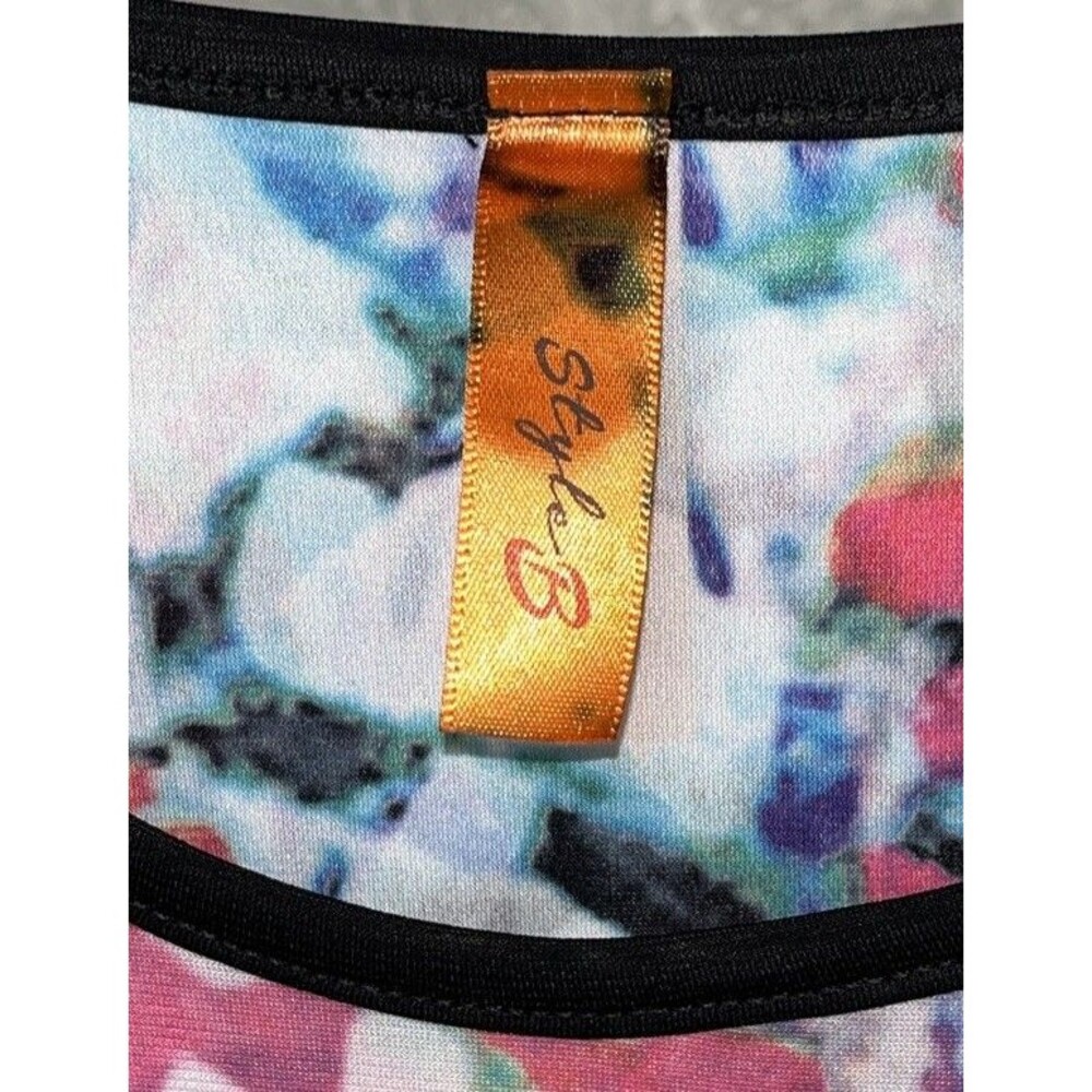 Style B Dress Tiger Studded Multicolored Women Sz L - Picture 7 of 10